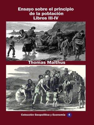 cover image of Ensayo sobre el principio de la población Libros III-IV